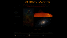What Foto.astronomy.cz website looked like in 2021 (3 years ago)