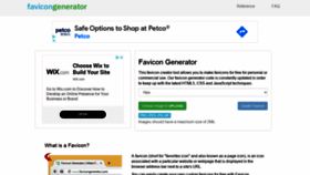 What Favicongenerator.com website looked like in 2021 (3 years ago)