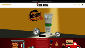 What Fabbag.com website looked like in 2021 (3 years ago)