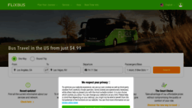 What Flixbus.com website looked like in 2021 (3 years ago)