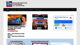 What Foxnewsradio.com website looked like in 2021 (3 years ago)