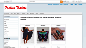 What Fashiontraders.us website looked like in 2021 (3 years ago)