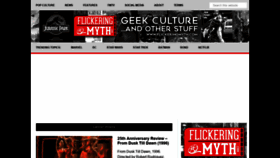 What Flickeringmyth.com website looked like in 2021 (3 years ago)