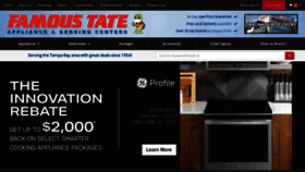 What Famoustate.com website looked like in 2021 (3 years ago)