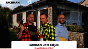 What Fachmani.cz website looked like in 2021 (3 years ago)