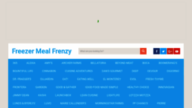What Freezermealfrenzy.com website looked like in 2021 (3 years ago)