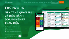 What Fastwork.vn website looked like in 2021 (3 years ago)