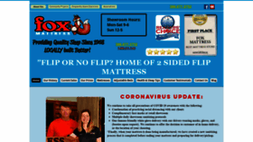 What Foxmattress.com website looked like in 2021 (3 years ago)