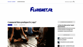 What Fluxenet.fr website looked like in 2021 (3 years ago)