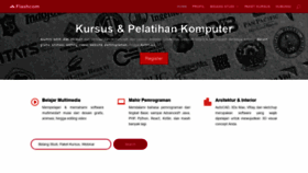 What Flashcomindonesia.com website looked like in 2021 (3 years ago)