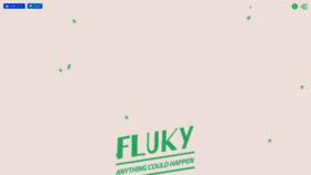 What Fluky.io website looked like in 2021 (3 years ago)