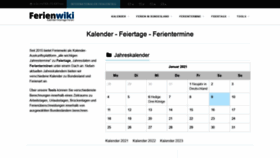 What Ferienwiki.de website looked like in 2021 (3 years ago)