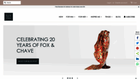 What Foxandchave.co.uk website looked like in 2021 (3 years ago)