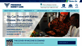What Freseniuskidneycare.com website looked like in 2021 (3 years ago)
