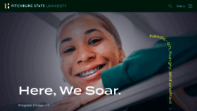 What Fitchburgstate.edu website looked like in 2021 (3 years ago)