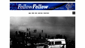 What Followfollow.com website looked like in 2021 (3 years ago)