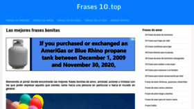 What Frases10.top website looked like in 2021 (3 years ago)