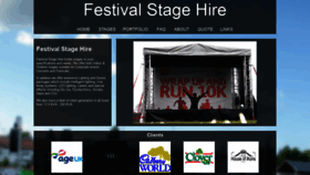 What Festivalstagehire.co.uk website looked like in 2021 (3 years ago)