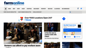 What Farmonline.com.au website looked like in 2021 (3 years ago)