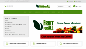 What Fruitforall.com.au website looked like in 2021 (3 years ago)