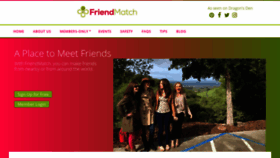 What Friendmatch.com website looked like in 2021 (3 years ago)