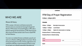 What Ffmna.org website looked like in 2021 (3 years ago)