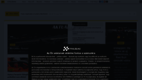 What F1vilag.hu website looked like in 2021 (3 years ago)