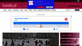 What Familie.pl website looked like in 2021 (3 years ago)