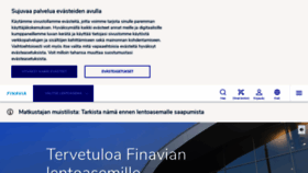 What Finavia.fi website looked like in 2021 (3 years ago)