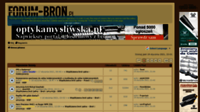 What Forum-bron.pl website looked like in 2021 (3 years ago)