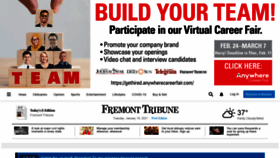 What Fremonttribune.com website looked like in 2021 (3 years ago)