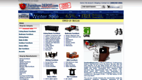 What Furnituredepot.com website looked like in 2021 (3 years ago)