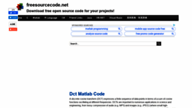 What Freesourcecode.net website looked like in 2021 (3 years ago)
