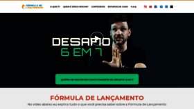 What Formuladelancamento.com.br website looked like in 2021 (4 years ago)