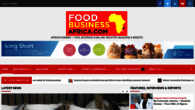 What Foodbusinessafrica.com website looked like in 2021 (3 years ago)