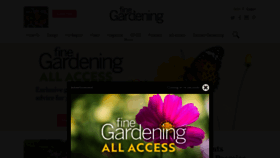 What Finegardening.com website looked like in 2021 (3 years ago)