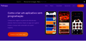 What Fabricadeaplicativos.com.br website looked like in 2021 (3 years ago)