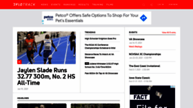 What Flotrack.org website looked like in 2021 (4 years ago)