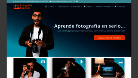 What Fotografiaesencial.com website looked like in 2021 (3 years ago)