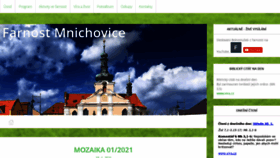 What Farnost-mnichovice.cz website looked like in 2021 (3 years ago)
