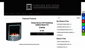 What Fireplaceandstove.co.uk website looked like in 2021 (3 years ago)