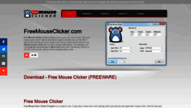 What Freemouseclicker.com website looked like in 2021 (3 years ago)