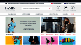 What Fashn.de website looked like in 2021 (3 years ago)