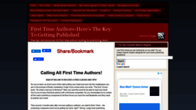 What Firsttimeauthors.org website looked like in 2021 (3 years ago)