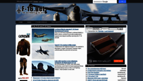 What F-16.net website looked like in 2021 (3 years ago)