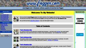 What Fieggen.com website looked like in 2021 (3 years ago)