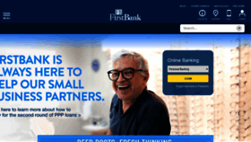 What Firstbankonline.com website looked like in 2021 (3 years ago)