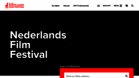 What Filmfestival.nl website looked like in 2021 (3 years ago)