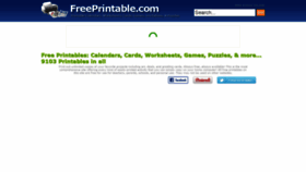 What Freeprintable.com website looked like in 2021 (3 years ago)
