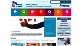 What Familiaysalud.es website looked like in 2021 (3 years ago)